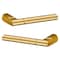 Baldwin L021 Lever Lifetime Satin Brass Door Levers Lifetime Satin Brass L021.044.MR - alternate 2